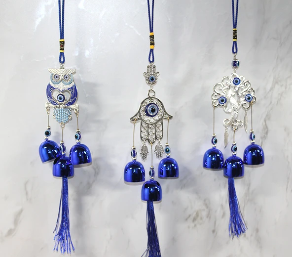 Metal Nazar Boncuğu Çan Model 6 ürün görseli