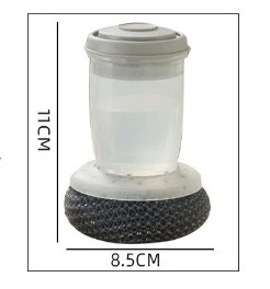 Deterjan Hazneli Telli Bulaşık Fırçası - Resim 4