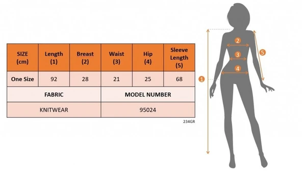 Kadın Uzun Kollu Kare Yaka Kol Ucu Ispanyol Triko Elbise - Resim 4
