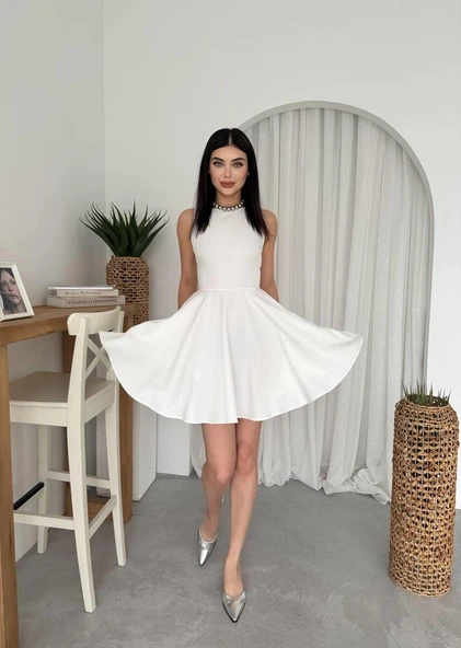 Berl Cep Detaylı Elbise - Resim 4