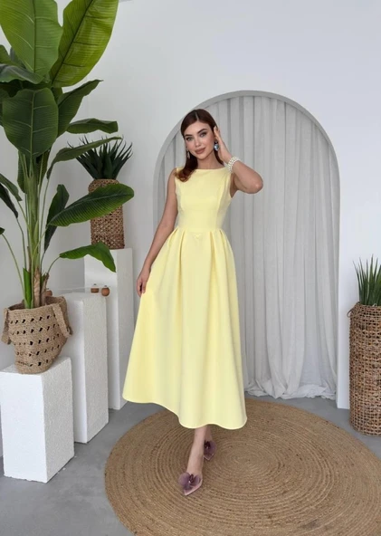 Bea Midi Elbise - Resim 4