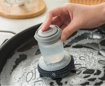 Deterjan Hazneli Telli Bulaşık Fırçası ürün görseli