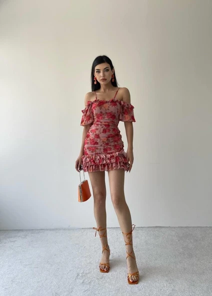 Beta Mini Elbise - Resim 5