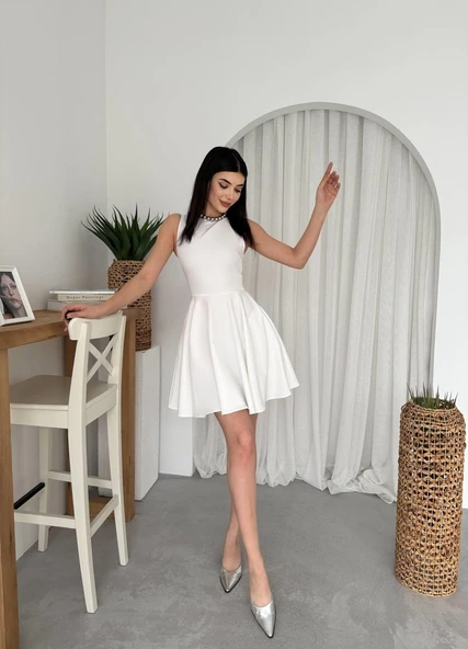 Berl Cep Detaylı Elbise - Resim 6