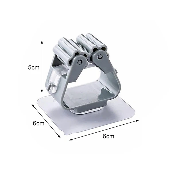 Duvara Monte Mop Paspas Tutucu 4 Adet - Resim 3