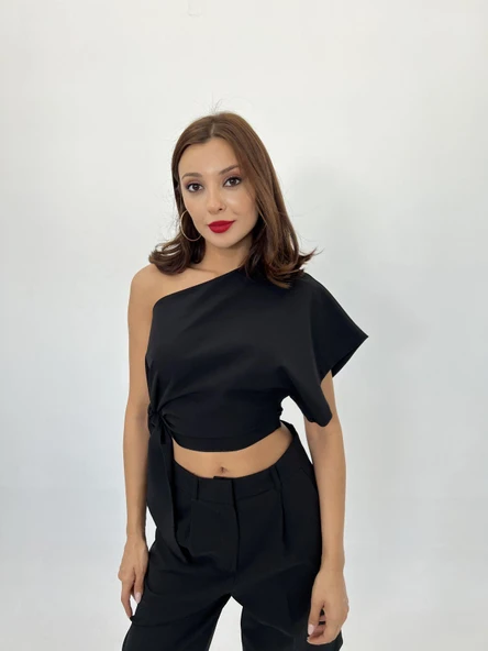 4643 BLUZ-SİYAH - Resim 4