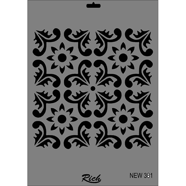 Rich NEW  381 Stencil 25X35 cm ürün görseli