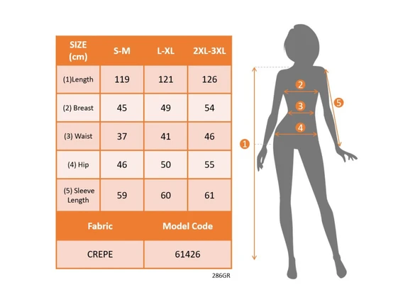 Kadın Uzun Kollu Bisiklet Yaka Puantiyeli örme Krep Midi Elbise - Resim 4
