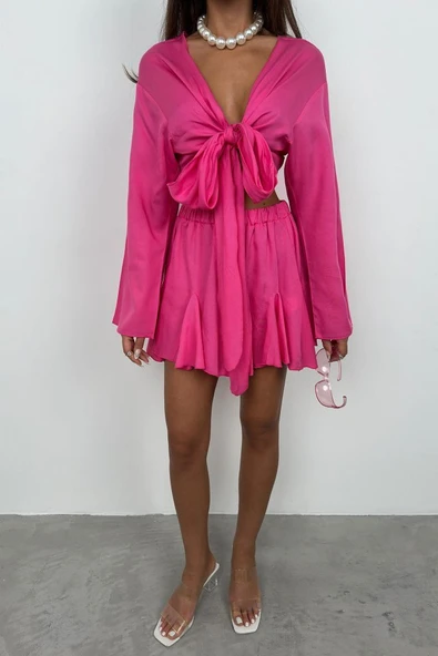 Bel Lastikli Kiloş Etek - Resim 3