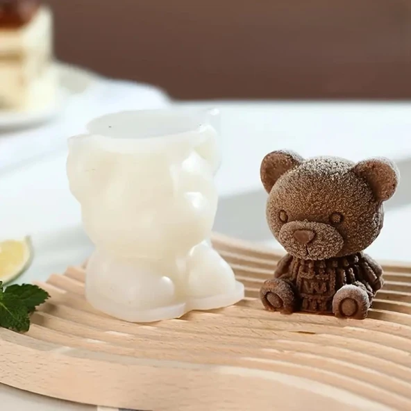 Ayı Şekilli Silikon Buz Kalıbı - Resim 8