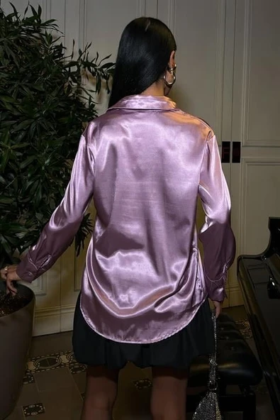 Premium Saten Gömlek 3438 - Resim 4