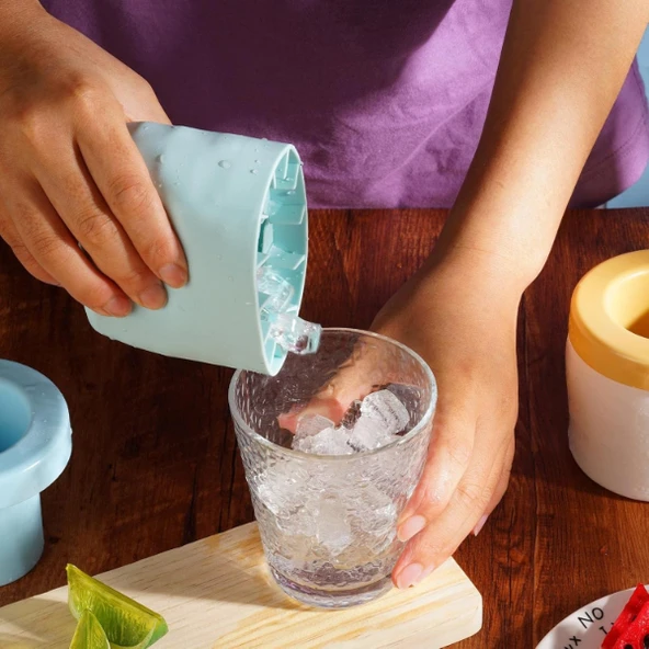 Silikon Küp Buz Kalıbı - Resim 7