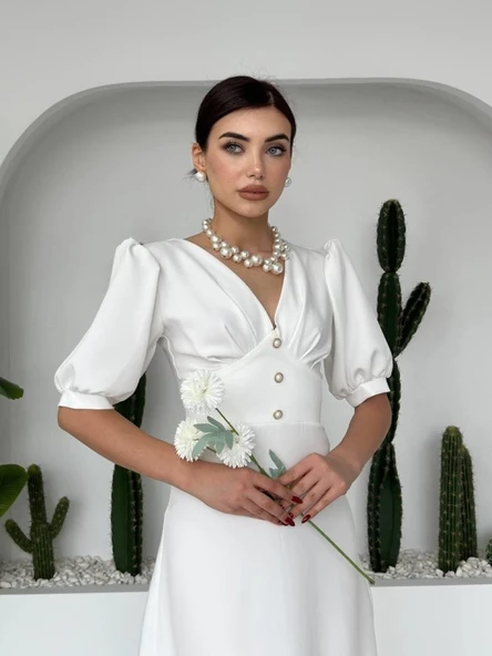 Linda Midi Elbise ürün görseli