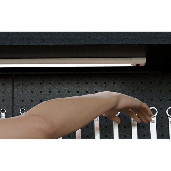 Sensörlü Şarjlı Mıknatıslı Uzun LED Işık - Resim 4