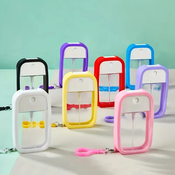 Silikon Kılıflı Anahtarlıklı Sprey Şişesi ürün görseli