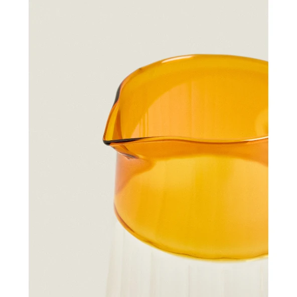 Turuncu Detaylı Cam Sürahi 1600 ml ürün görseli