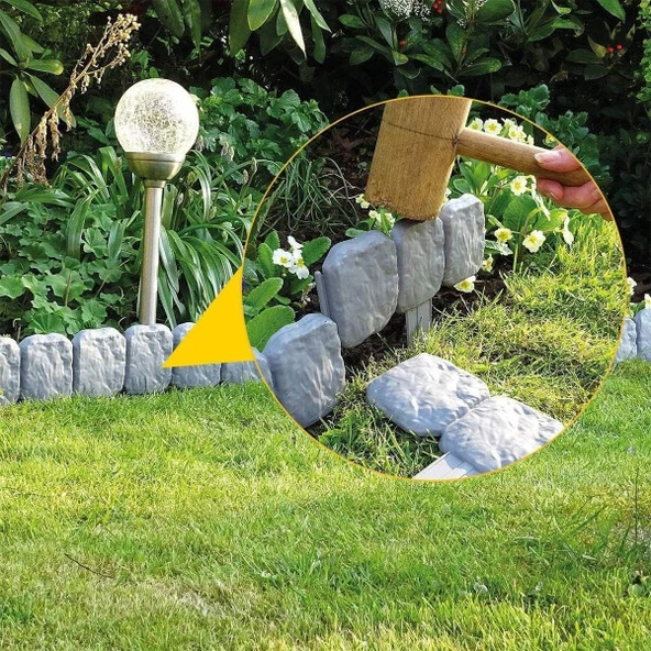 Taş Görünümlü Bahçe Çiti - Resim 5