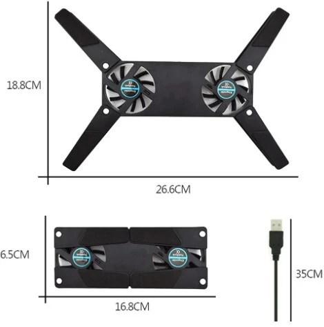 Katlanabilir Laptop Soğutucu - 4