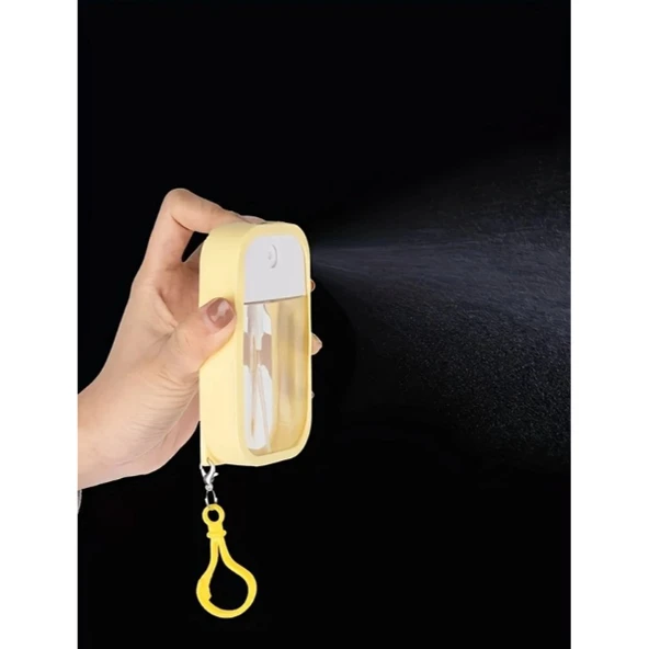 Silikon Kılıflı Anahtarlıklı Sprey Şişesi - Resim 9