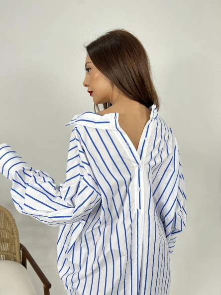 5216 GÖMLEK-BALTİMORE ÇİZGİLİ - Resim 3