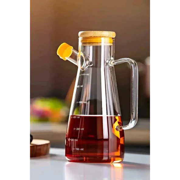 Standlı 2'li Cam Yağdanlık - Resim 10