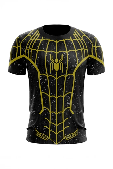 Örümcek Desenli Antrenman, Spor ve Halı Saha Forması, Nefes Alan Tişört, Yüksek Kalite Gym Tshirt - 3