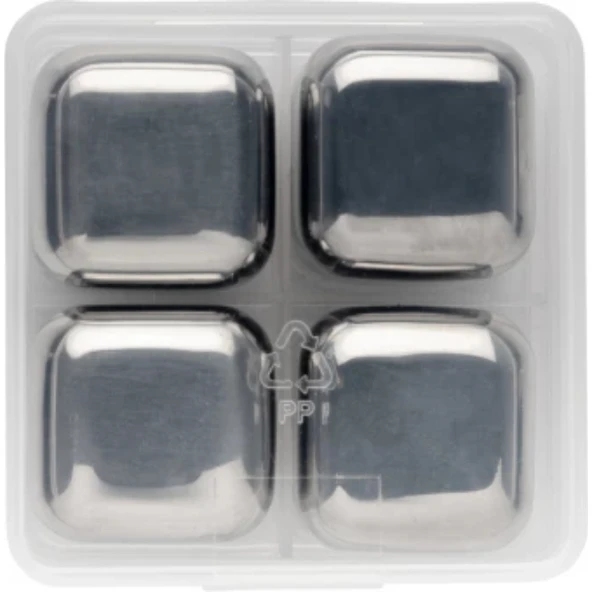 4'lü Çelik Metal Kaplama Buz Taşı - Resim 3