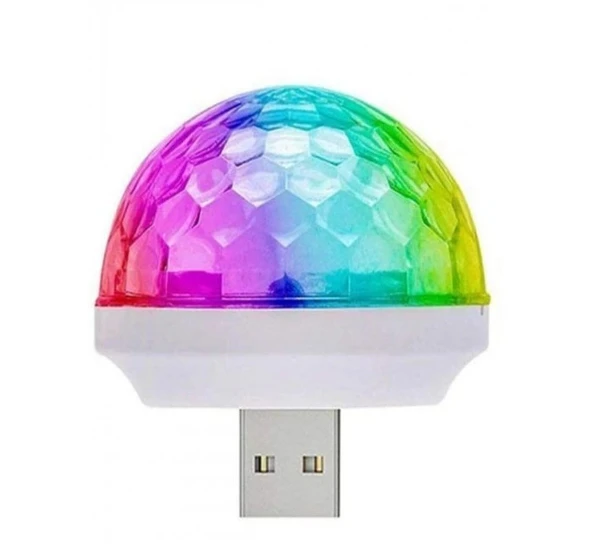 Usb Girişli Sese Duyarlı Disko Topu - Resim 2
