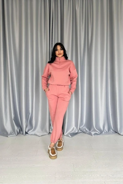 Somon Üç İplik Eşofman Takım - Resim 2