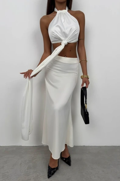 Evaze Saten Etek - Resim 2