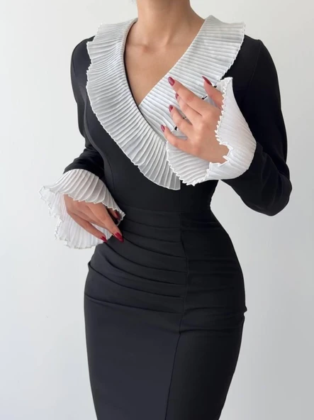 Florina Midi Boy Elbise - Resim 5