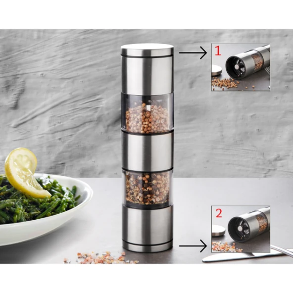 2'si 1 Arada Akrilik El Değirmeni - Resim 8