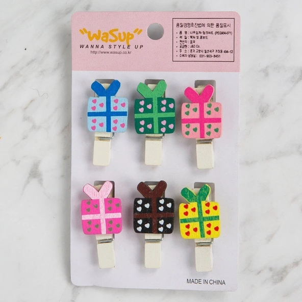 Loren Dekoratif Hediye kutu desenli mandal 6 lı ürün görseli