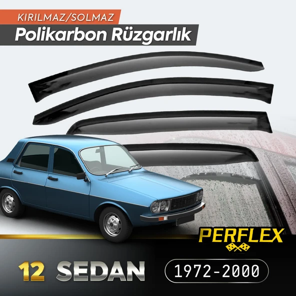 Renault 12 Sedan 1972-2000 Cam Rüzgarlığı V2 Mugen ürün görseli