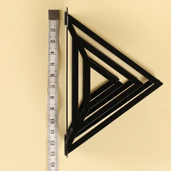 Loren Home Prizma Siyah Metal Peçetelik - Resim 9