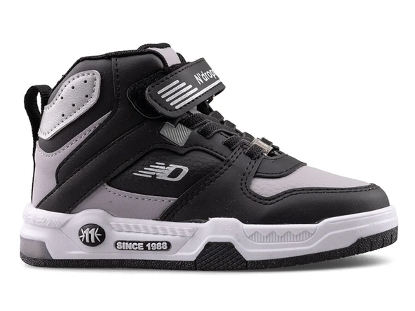 N Drops Cırtlı Lastikli Unisex Erkek Kız Çocuk Basketbol Ayakkabısı 021 - Resim 5