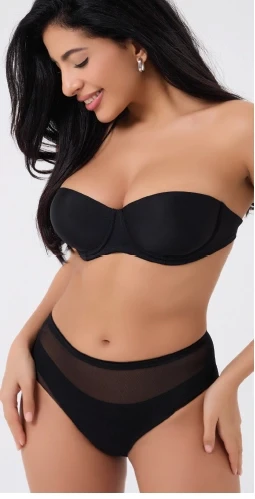 0025 Lazer Kesim Tül Yüksek Bel Bato Korse ürün görseli 1