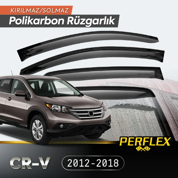 Honda CR-V 2012-2018 Cam Rüzgarlığı V2 Düz ürün görseli