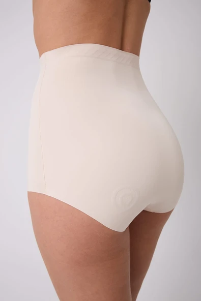 1006 Lazer Kesim Yüksek Bel Slip Korse - Resim 2