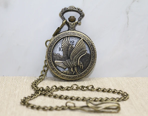 Kartal Tasarımlı Köstekli Saat ürün görseli