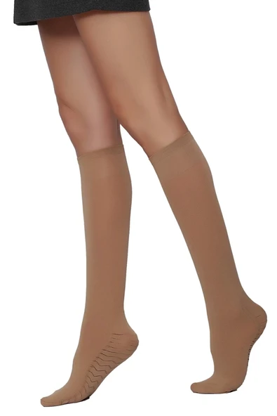 80 Den Masaj Etkili Dizaltı Çorap - Resim 3