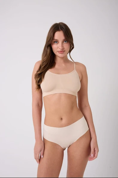 1003 Lazer Kesim Silikonlu Slip Korse ürün görseli