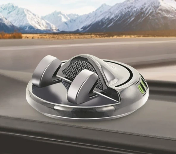 360° Dönebilen Yapışkanlı Numaratörlü Araç Telefon Tutucu - Resim 3