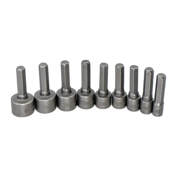 9 Parça Manyetik Somun Adaptörü - Resim 4