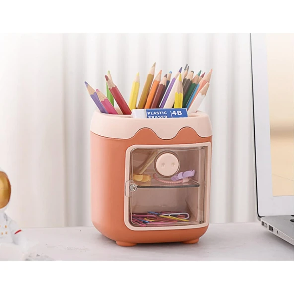 Mini Dolap Tasarımlı Kalemlik - 7