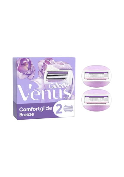 Gillette Venus Comfortglide Breeze 2'li Yedek Tıraş Bıçağı ürün görseli 1