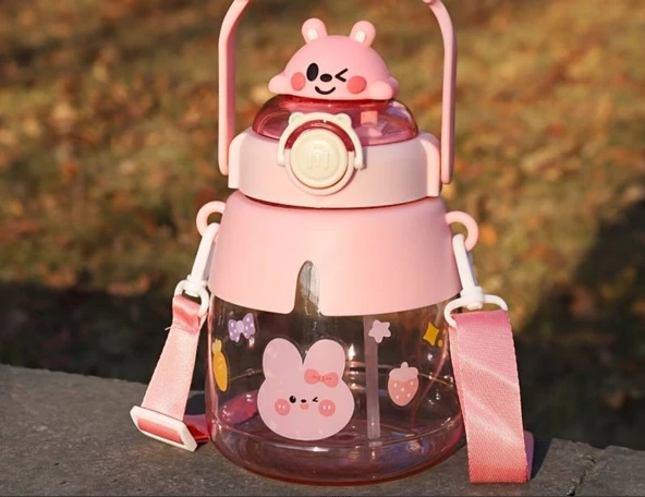 Sevimli Hayvanlar Su Matarası - Resim 7