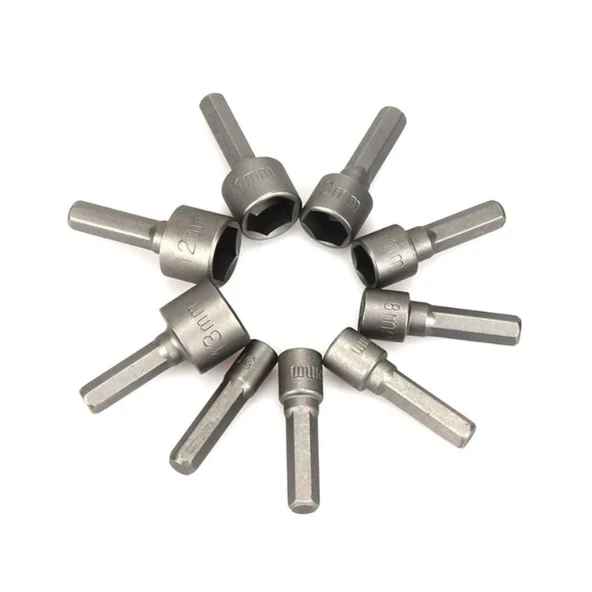 9 Parça Manyetik Somun Adaptörü - Resim 3