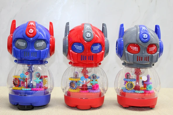 Dans Eden Işıklı Robot Kumbara - Resim 2