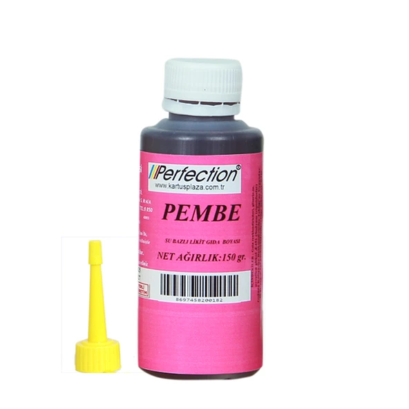 Perfection CHEF Sıvı Su Bazlı Likit Gıda Boyası PEMBE 150 gr. ürün görseli